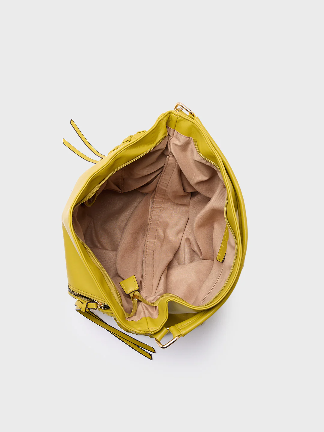 Caprese Havana Large Pastel Yellow Hobo Bag - Image 8