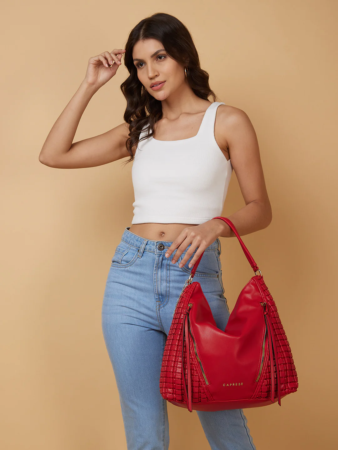 Caprese Havana Large Terra Hobo Bag - Image 10