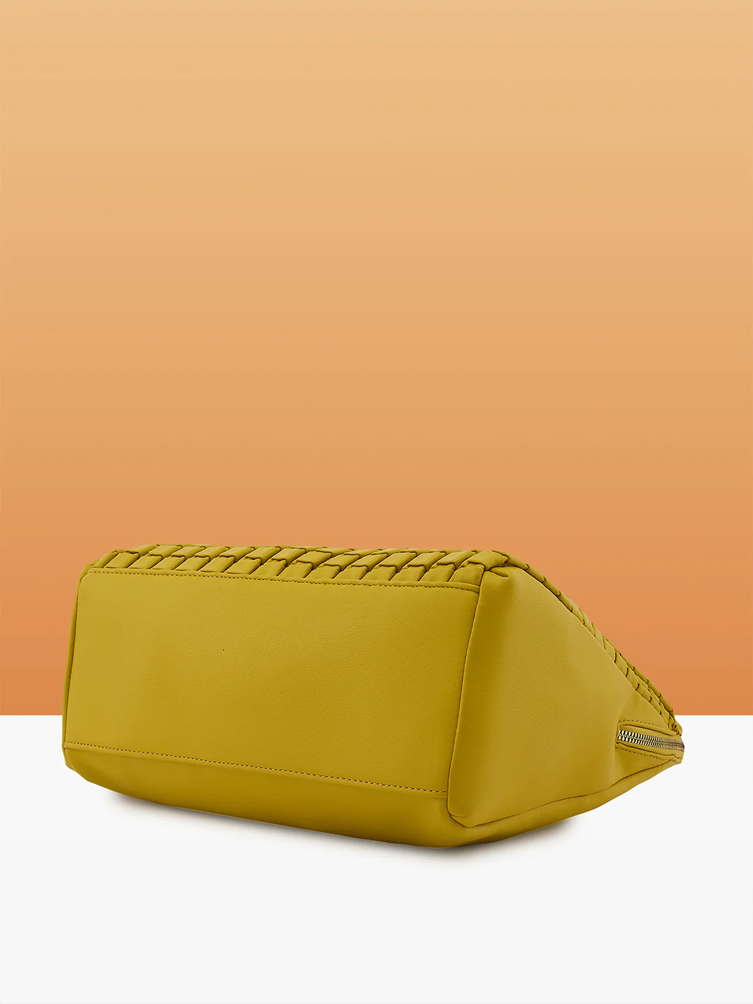 Caprese Havana Large Pastel Yellow Satchel Bag - Image 8