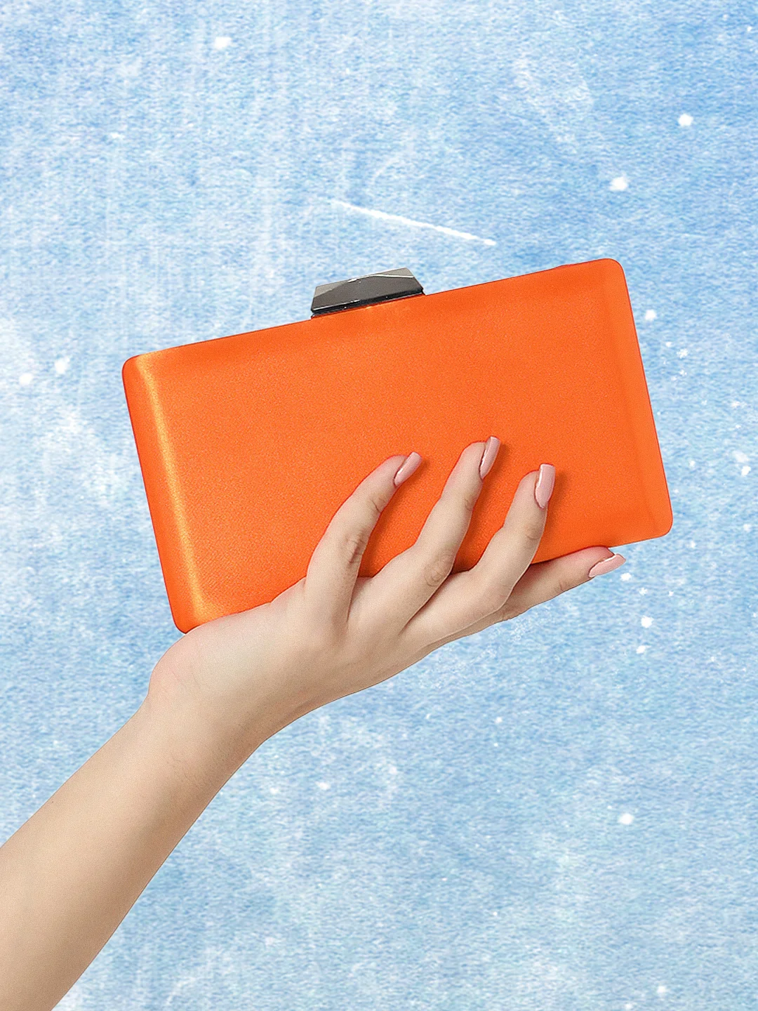 Caprese Hazel Small Orange Clutch - Image 2