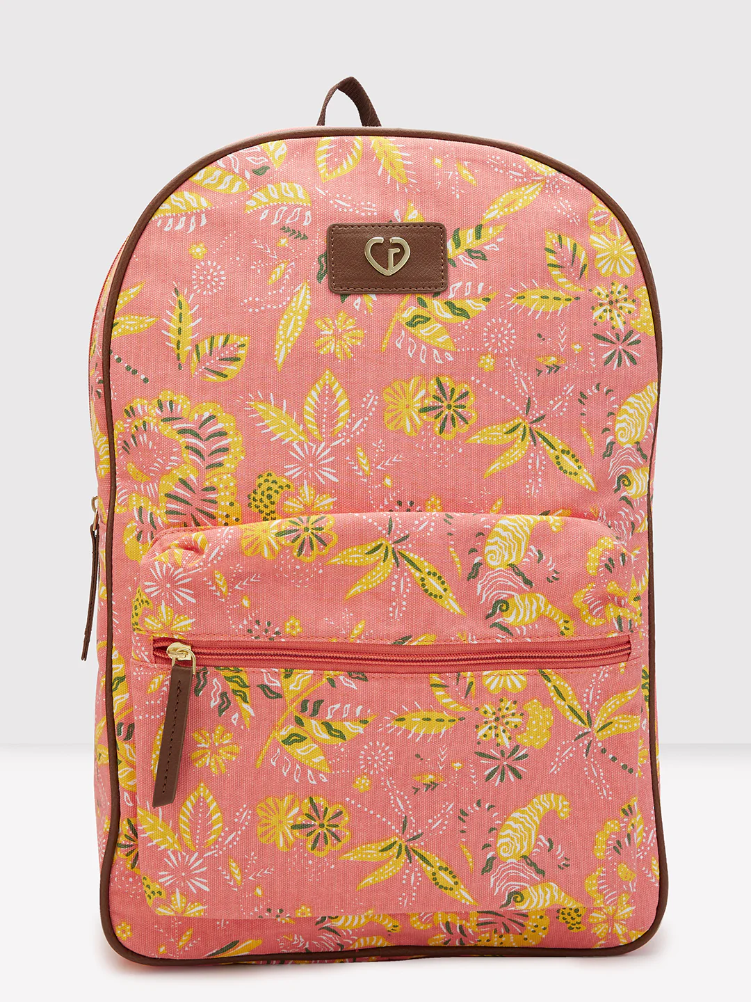 Caprese Hazel Large Coral Laptop Backpack - Image 3
