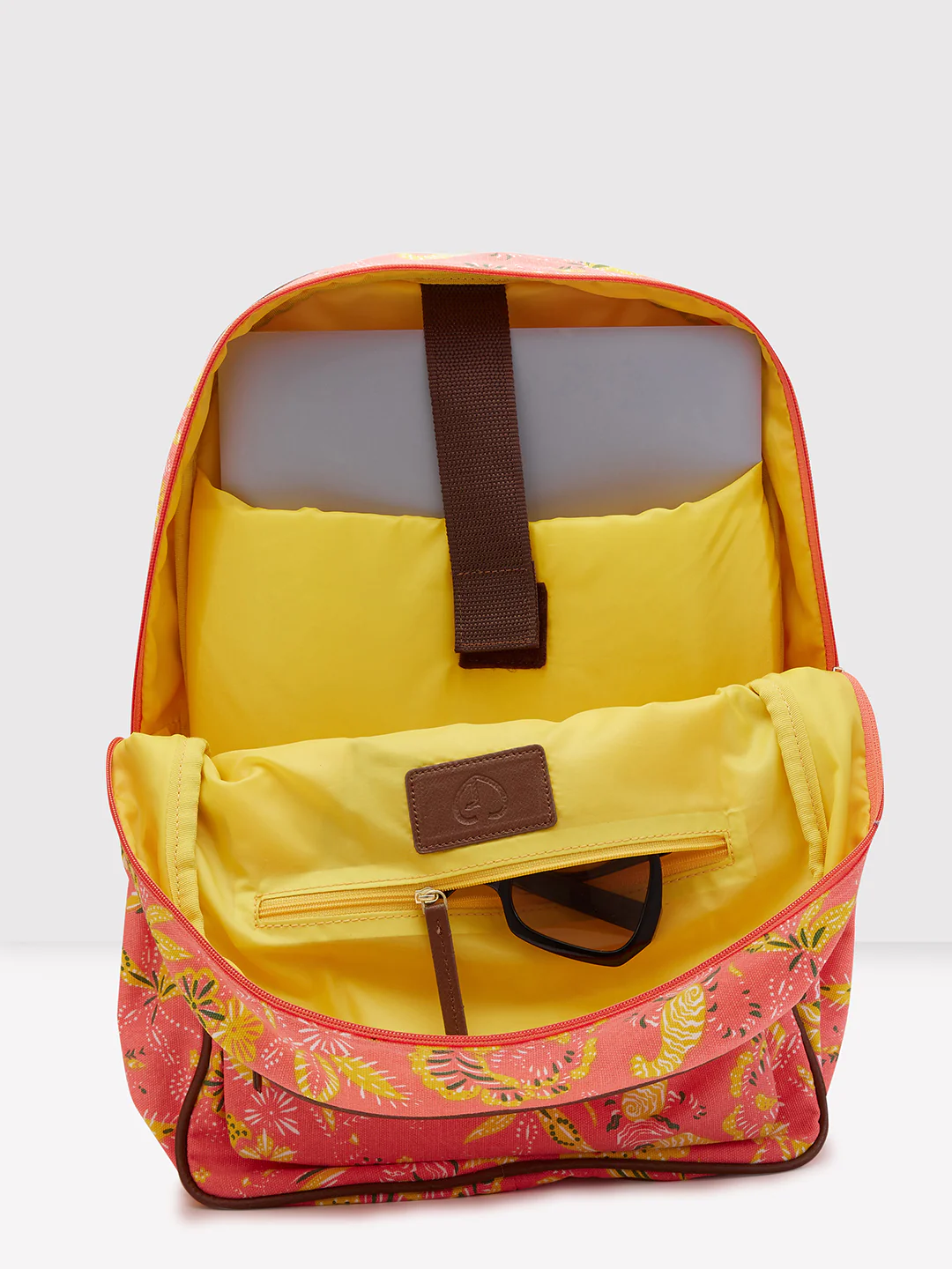 Caprese Hazel Large Coral Laptop Backpack - Image 7