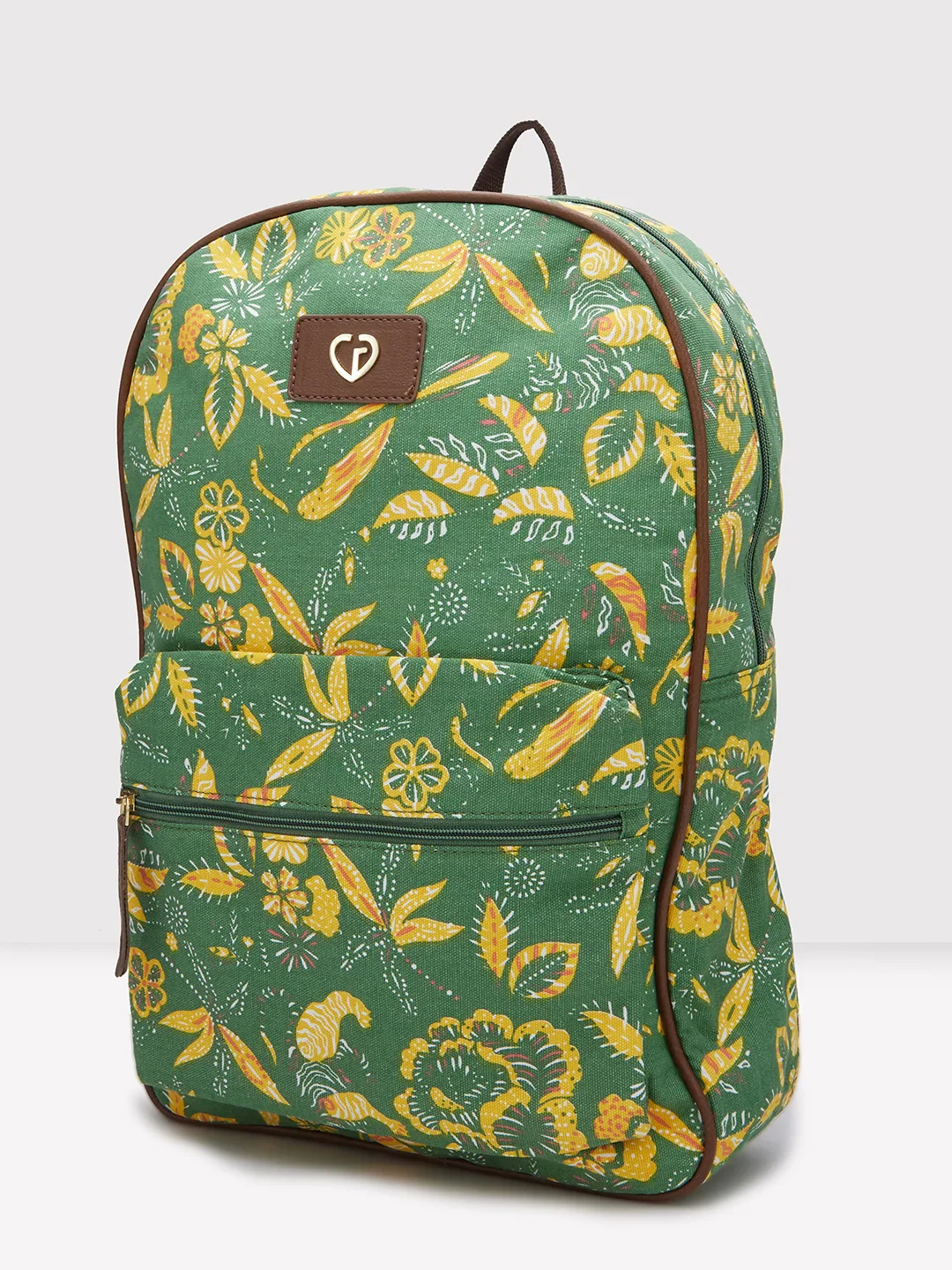 Caprese Hazel Large Olive Laptop Backpack - Image 5