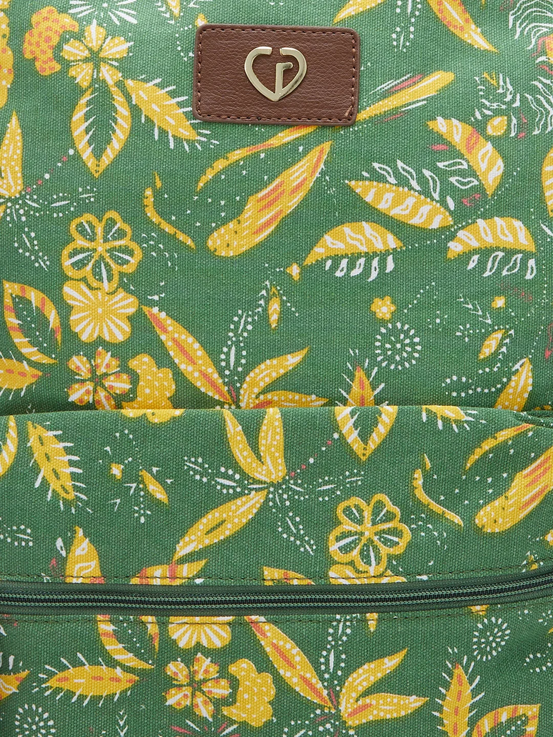 Caprese Hazel Large Olive Laptop Backpack - Image 9