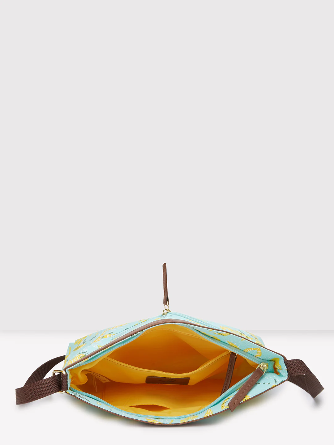 Caprese Hazel Large Aqua Sling Bag - Image 4
