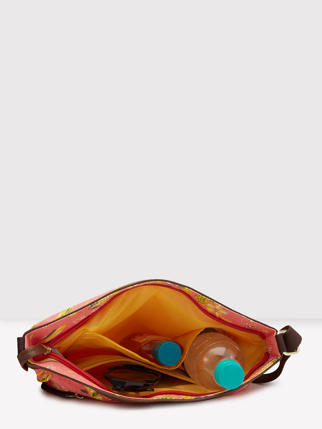 Caprese Hazel Large Coral Sling Bag - Image 7