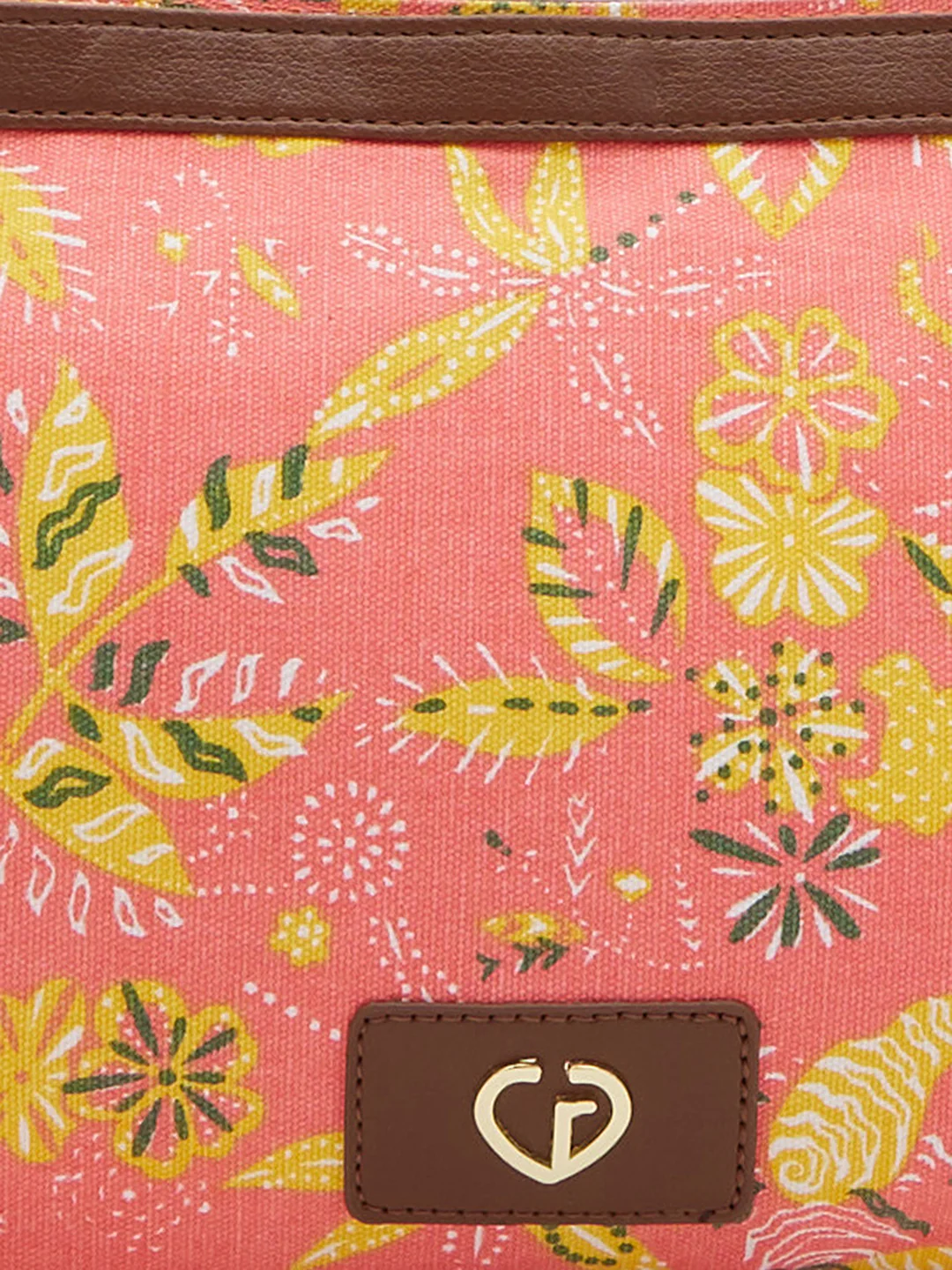 Caprese Hazel Large Coral Sling Bag - Image 9