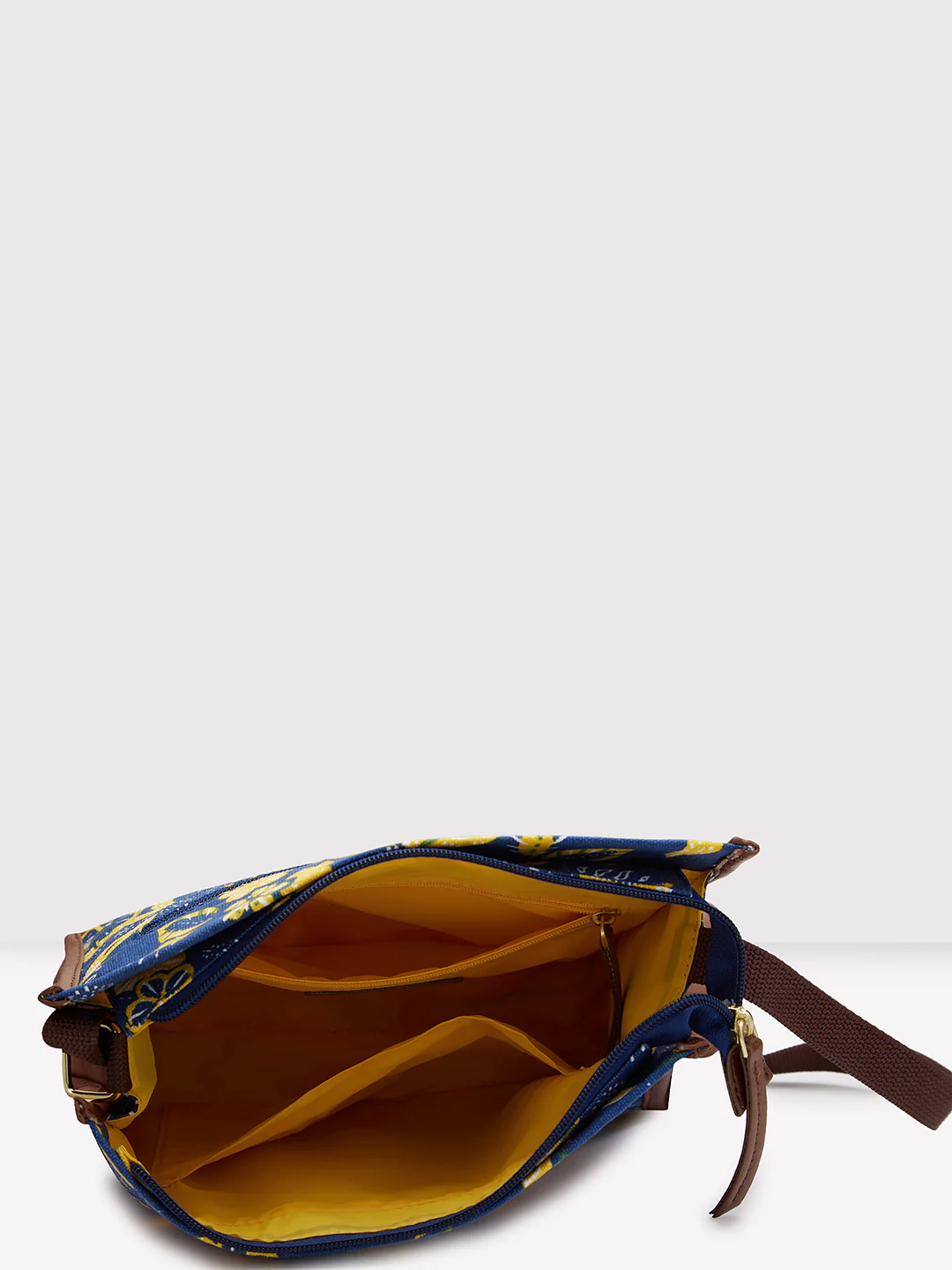 Caprese Hazel Medium Blue Sling Bag - Image 7