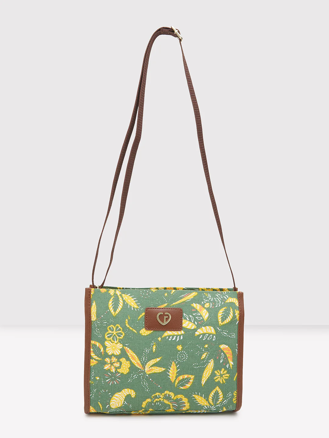 Caprese Hazel Medium Olive Sling Bag - Image 3
