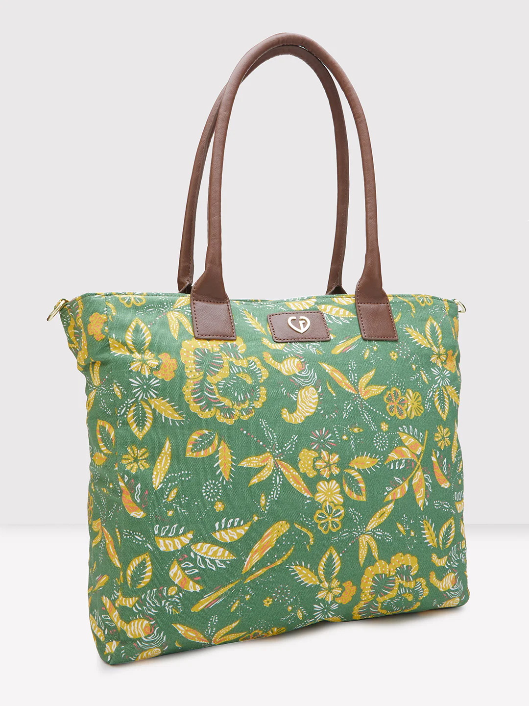 Caprese Hazel Large Olive Tote Bag - Image 5