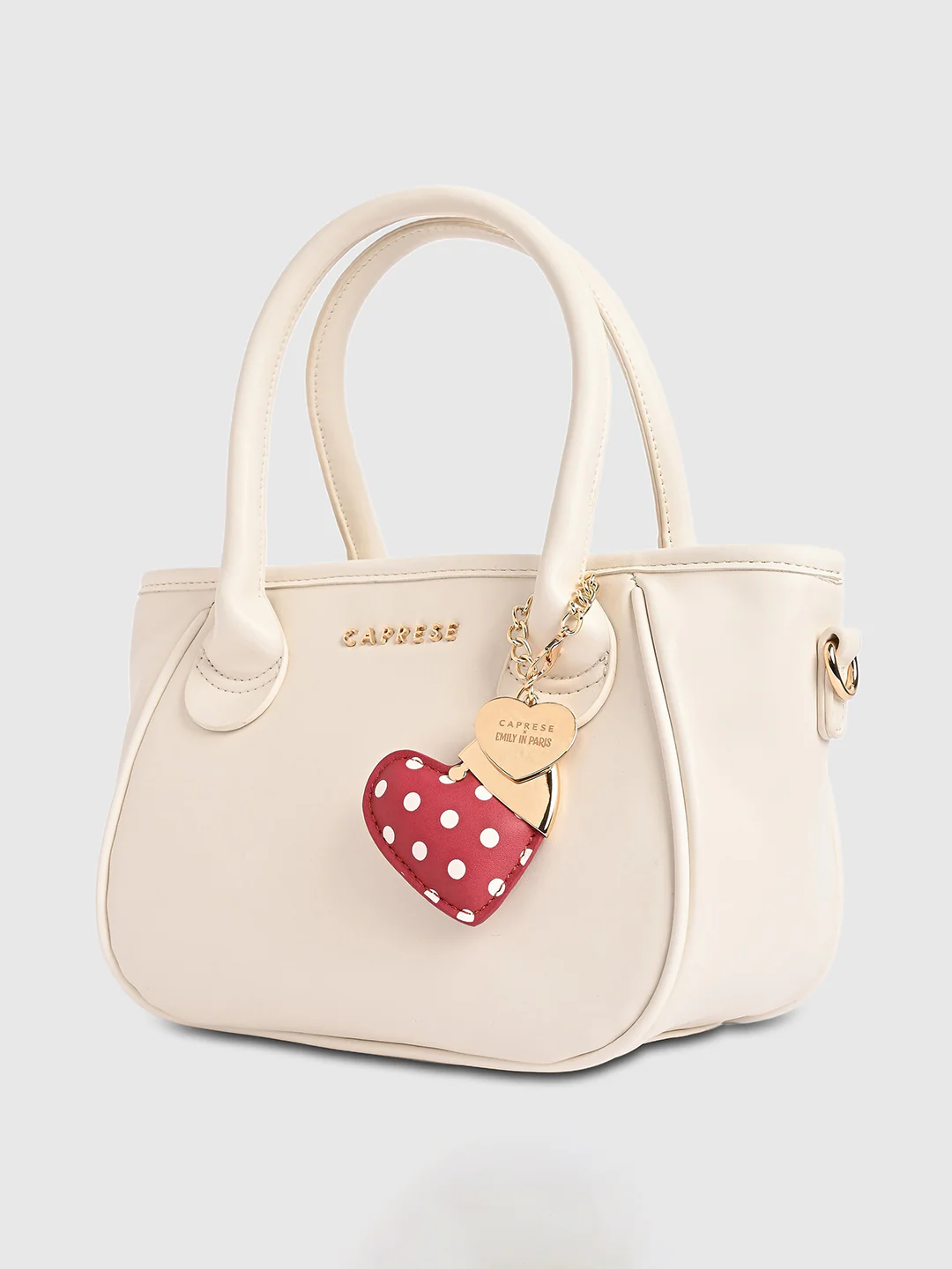 Caprese Hearty Medium White Satchel Bag - Image 10