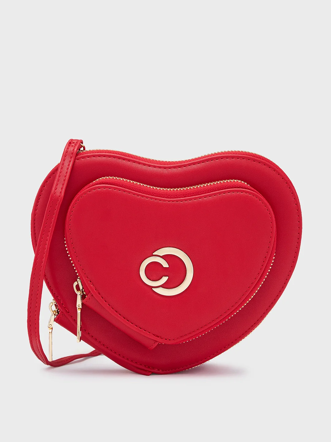 Caprese Hearty Small Red Sling Bag