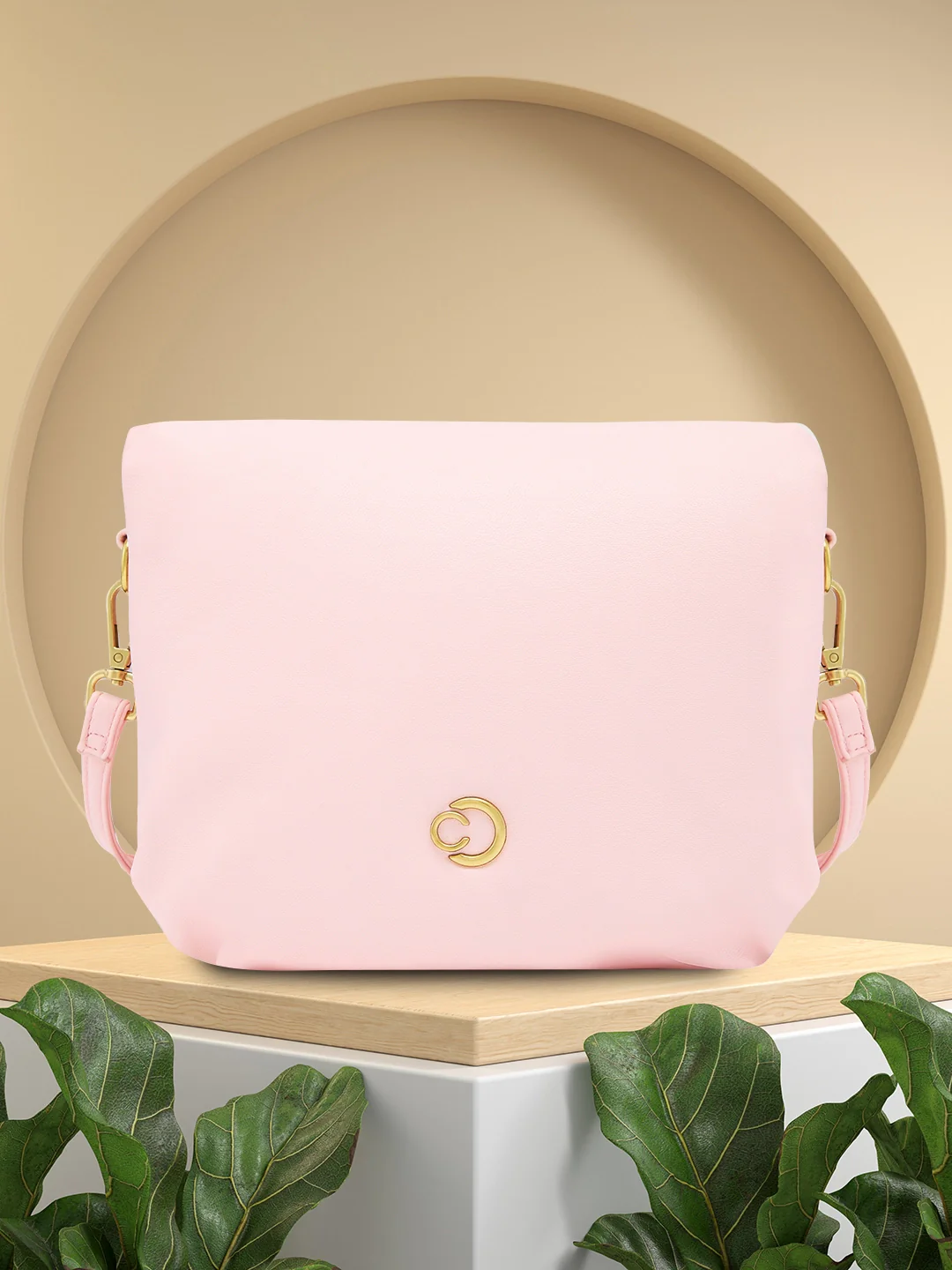 Caprese Heidi Medium Blush Sling Bag - Image 14