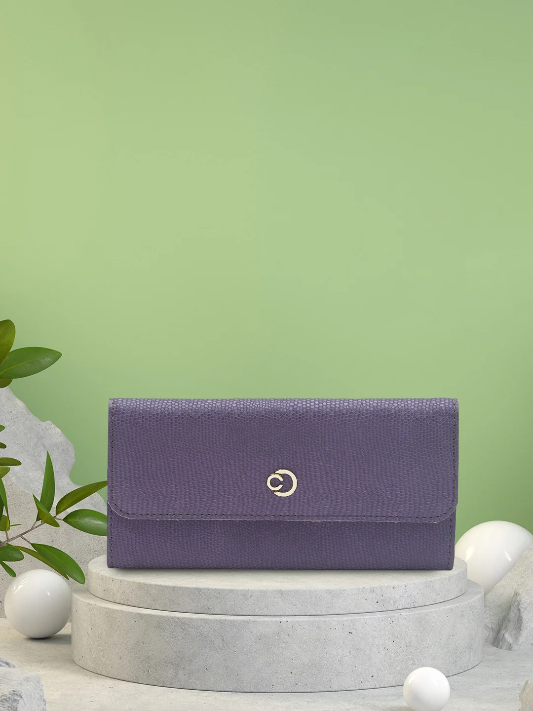 Caprese Helena Medium Plum Wallet - Image 3