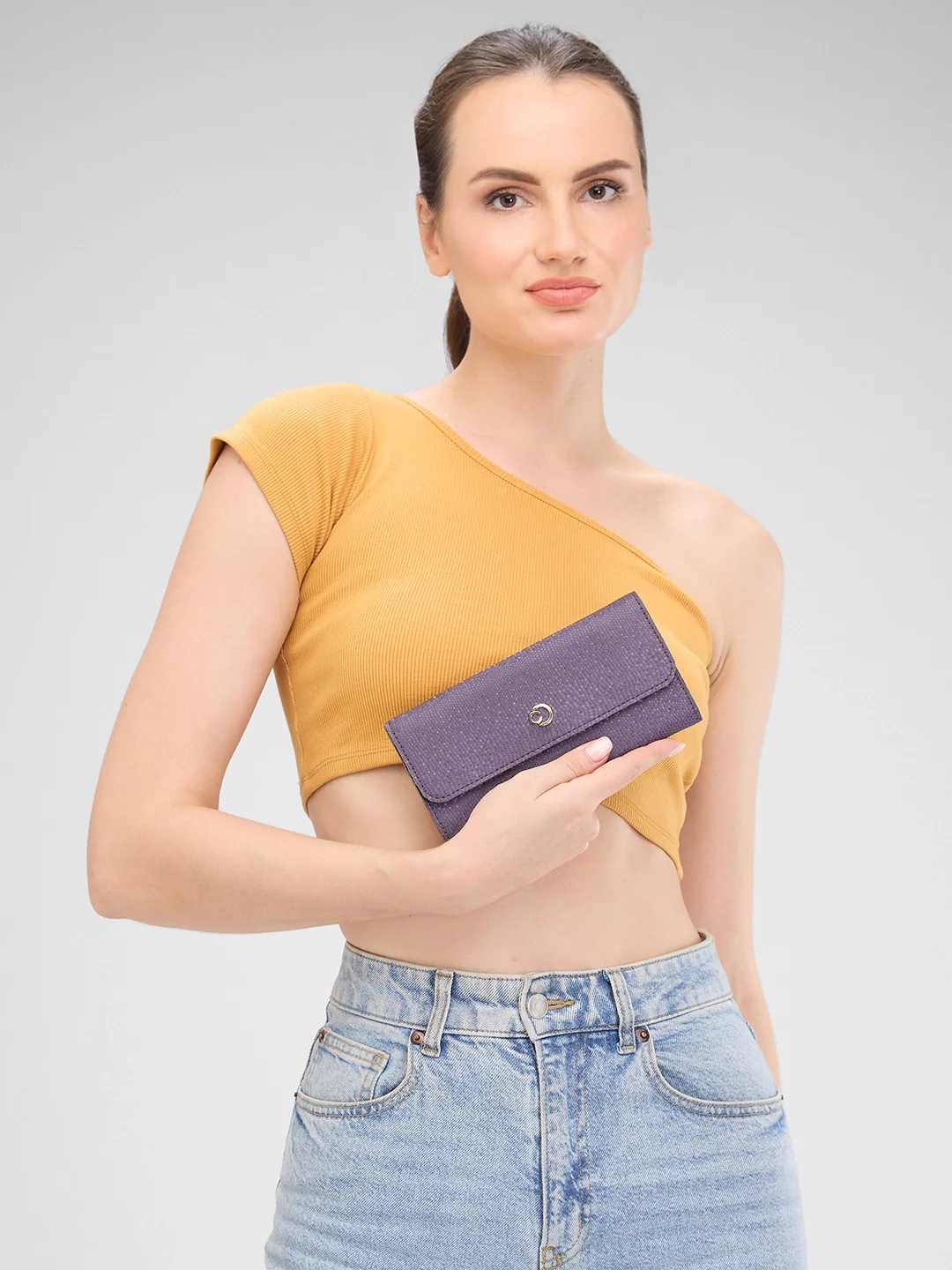 Caprese Helena Medium Plum Wallet - Image 7
