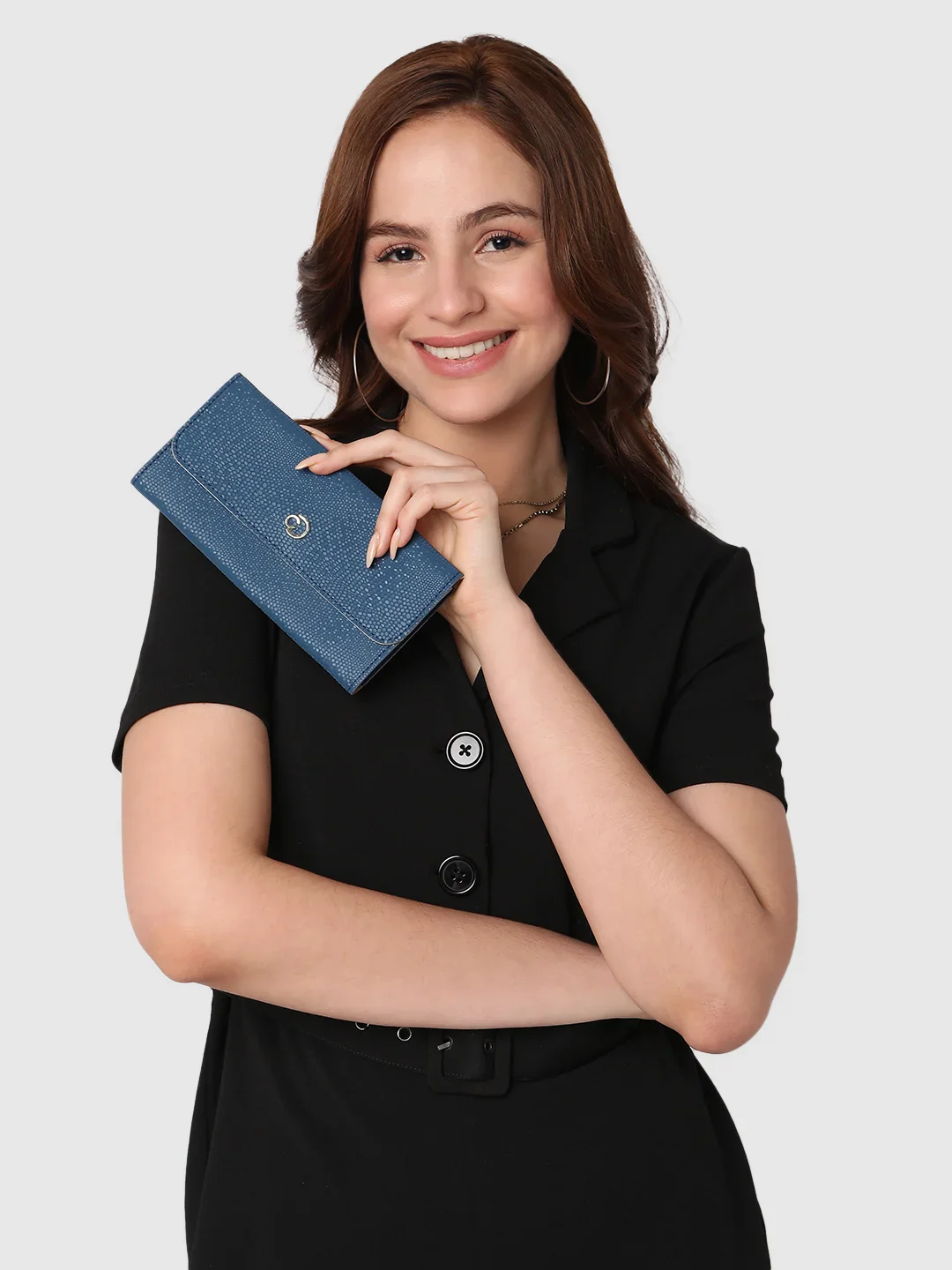 Caprese Helene Medium Teal Wallet - Image 3