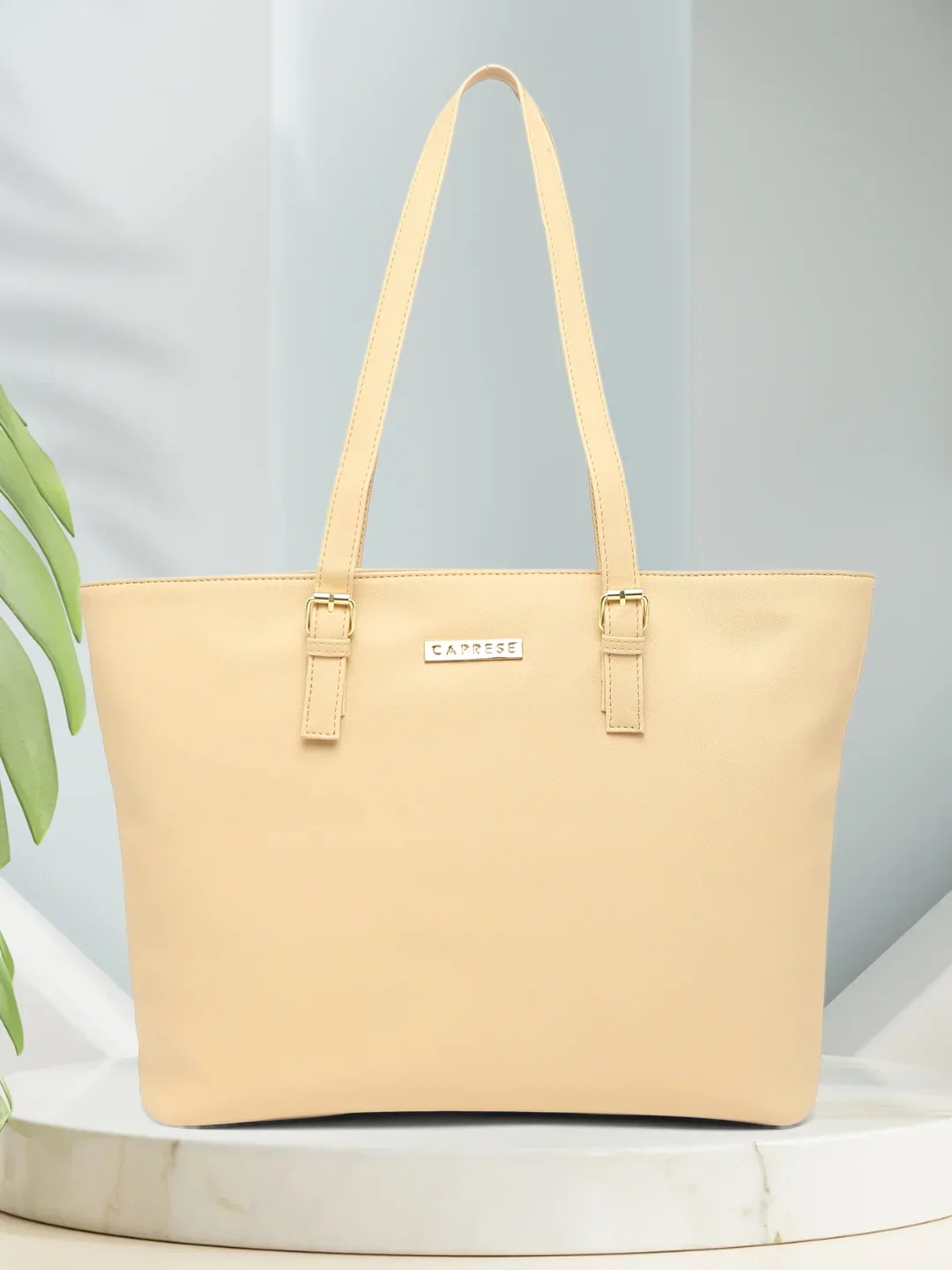 Caprese Holden Medium Beige Tote Bag - Image 2