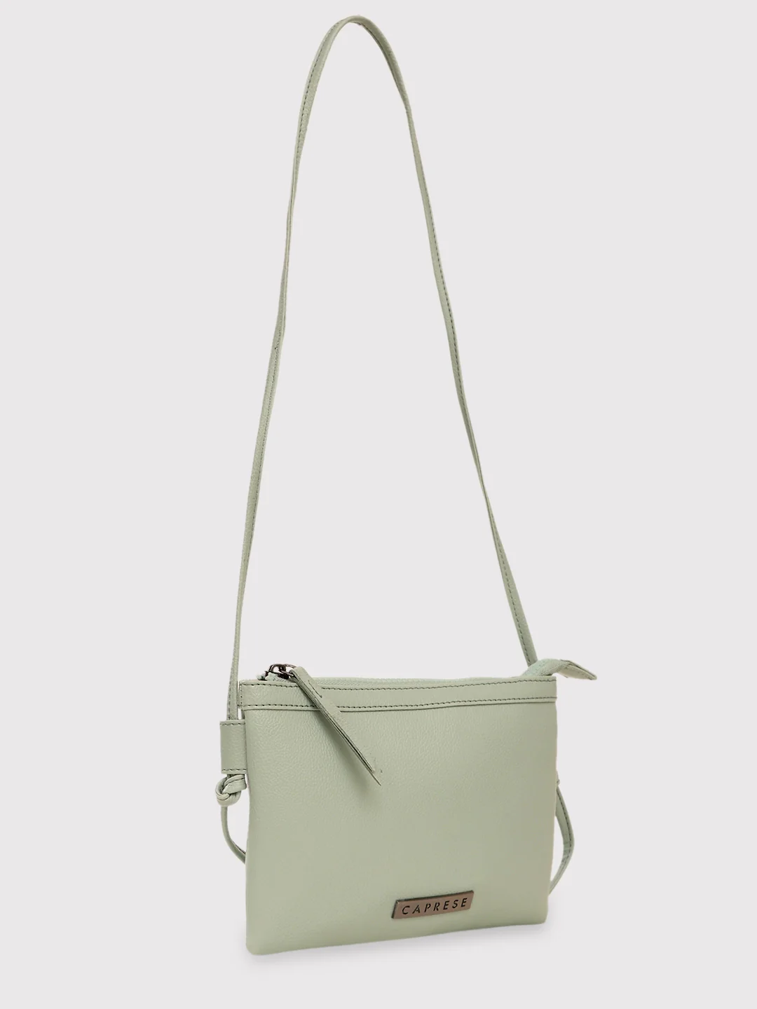 Caprese Indiana Small Aqua Sling Bag - Image 7