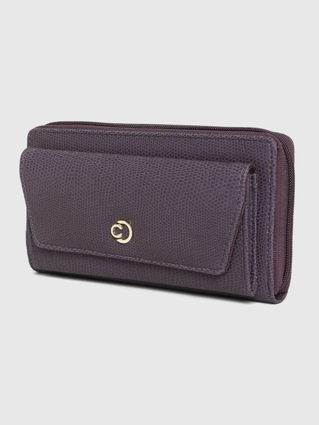 Caprese Ingrid Medium Plum Wallet - Image 7