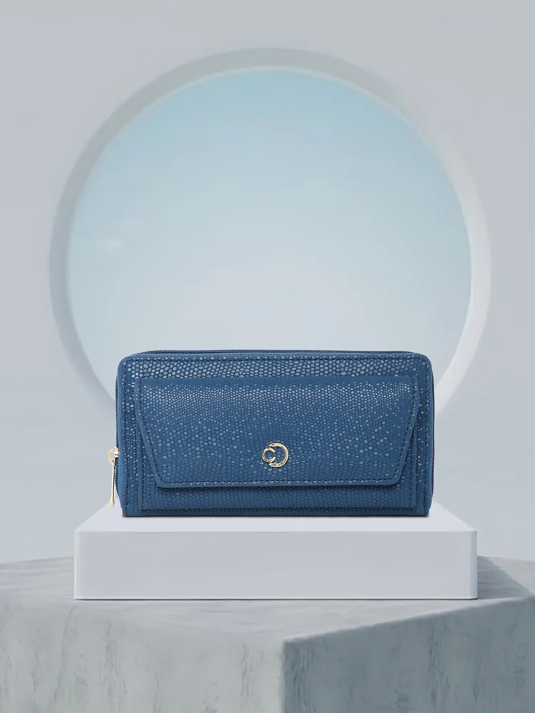 Caprese Ingrid Medium Teal Wallet - Image 2
