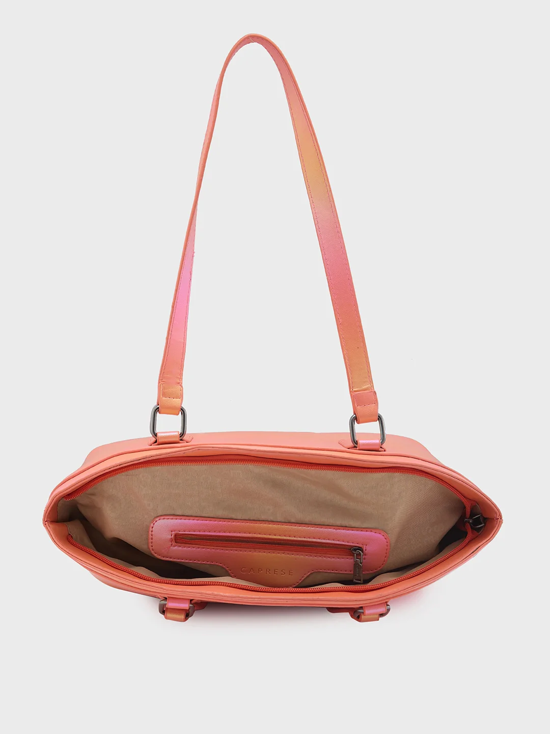 Caprese Iris Iridescent Medium Yellow Tote Bag - Image 10
