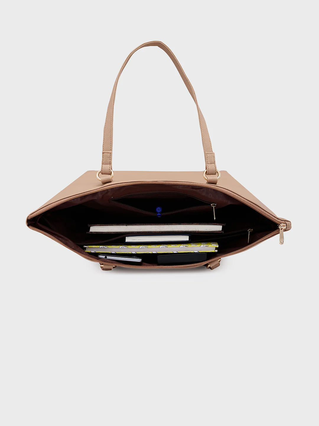 Caprese Ivis Large Blush Tote Bag - Image 9