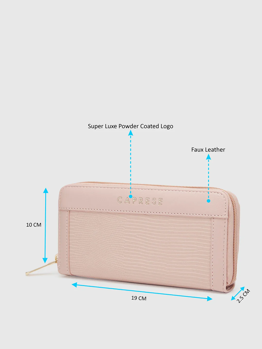Caprese Izabella Large Blush Wallet - Image 5