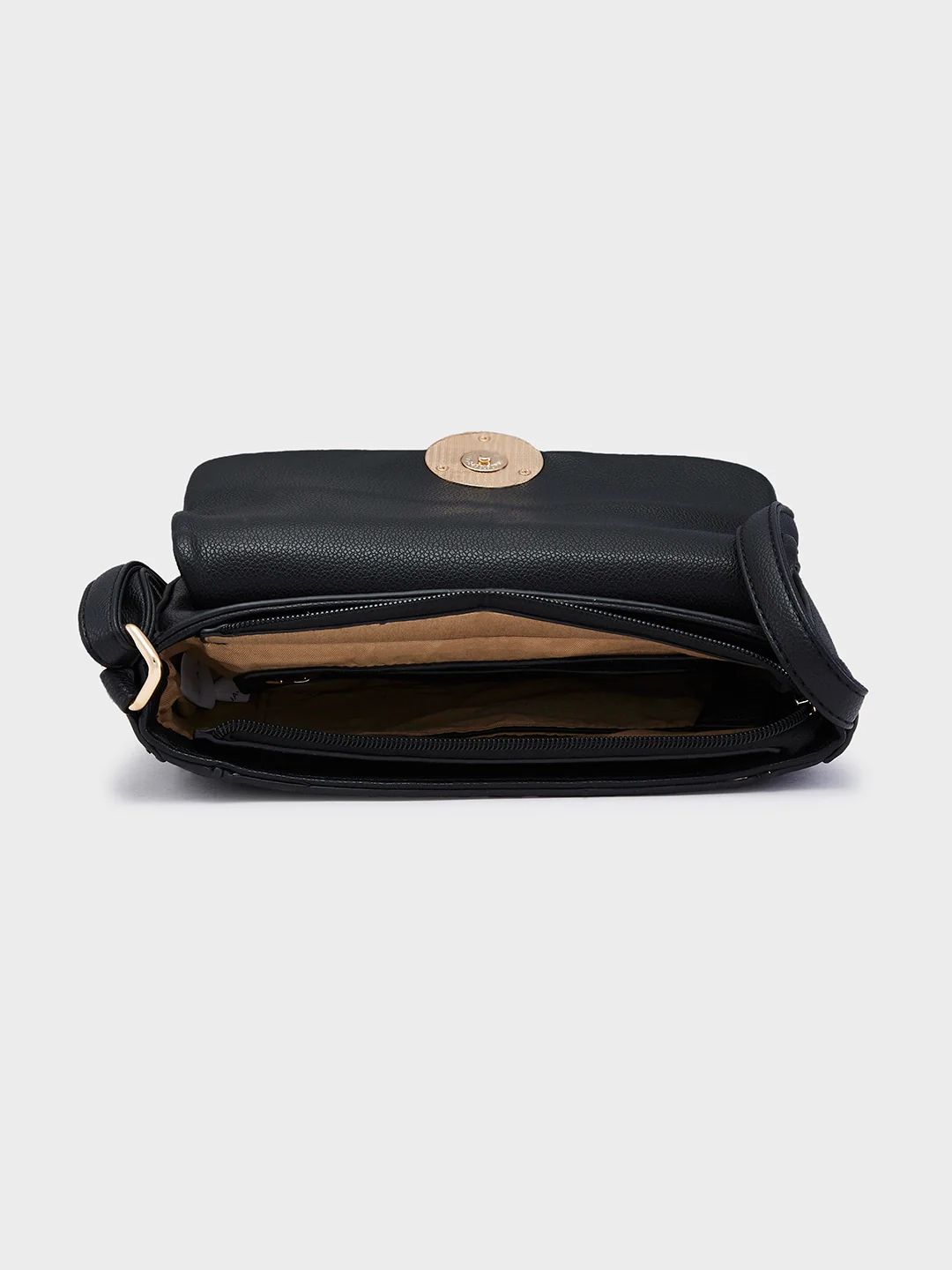 Caprese Jackie Small Black Sling Bag - Image 10