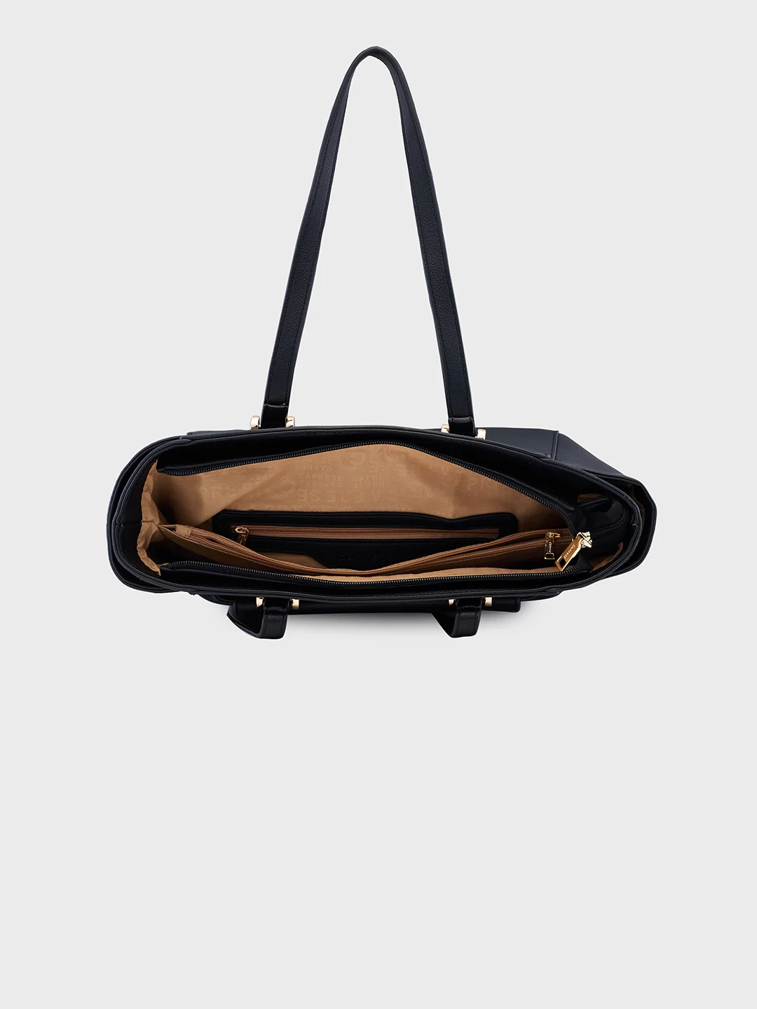 Caprese Jackie Large Black Tote Bag - Image 10