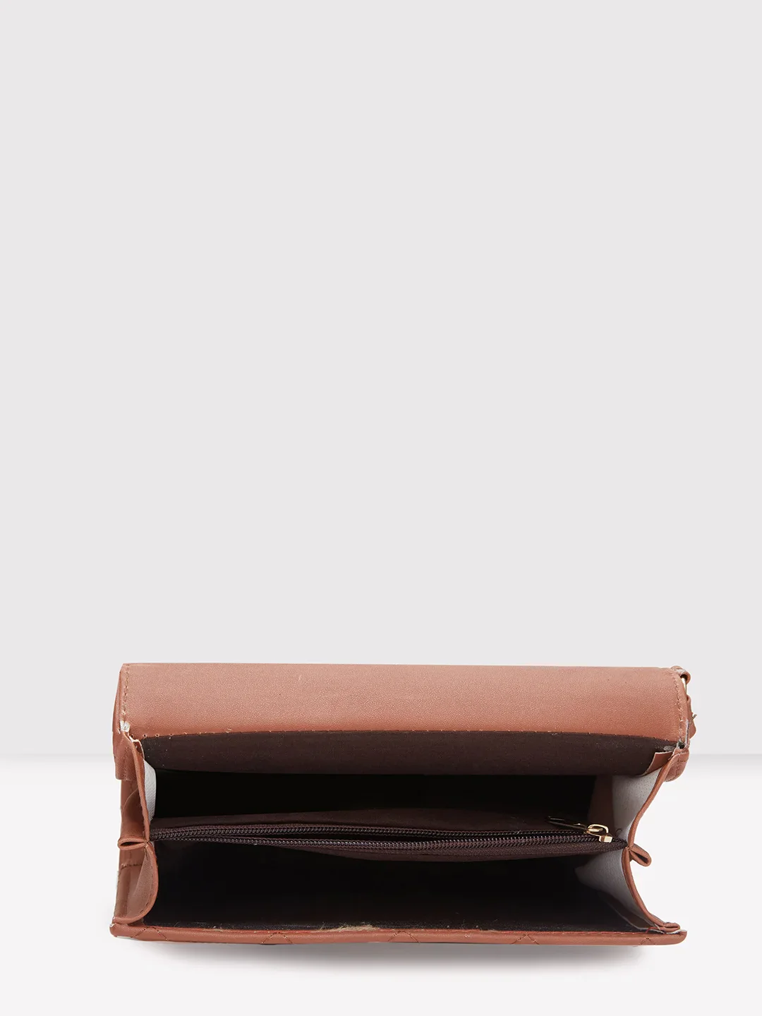 Caprese Jane Medium Tan Sling Bag - Image 9