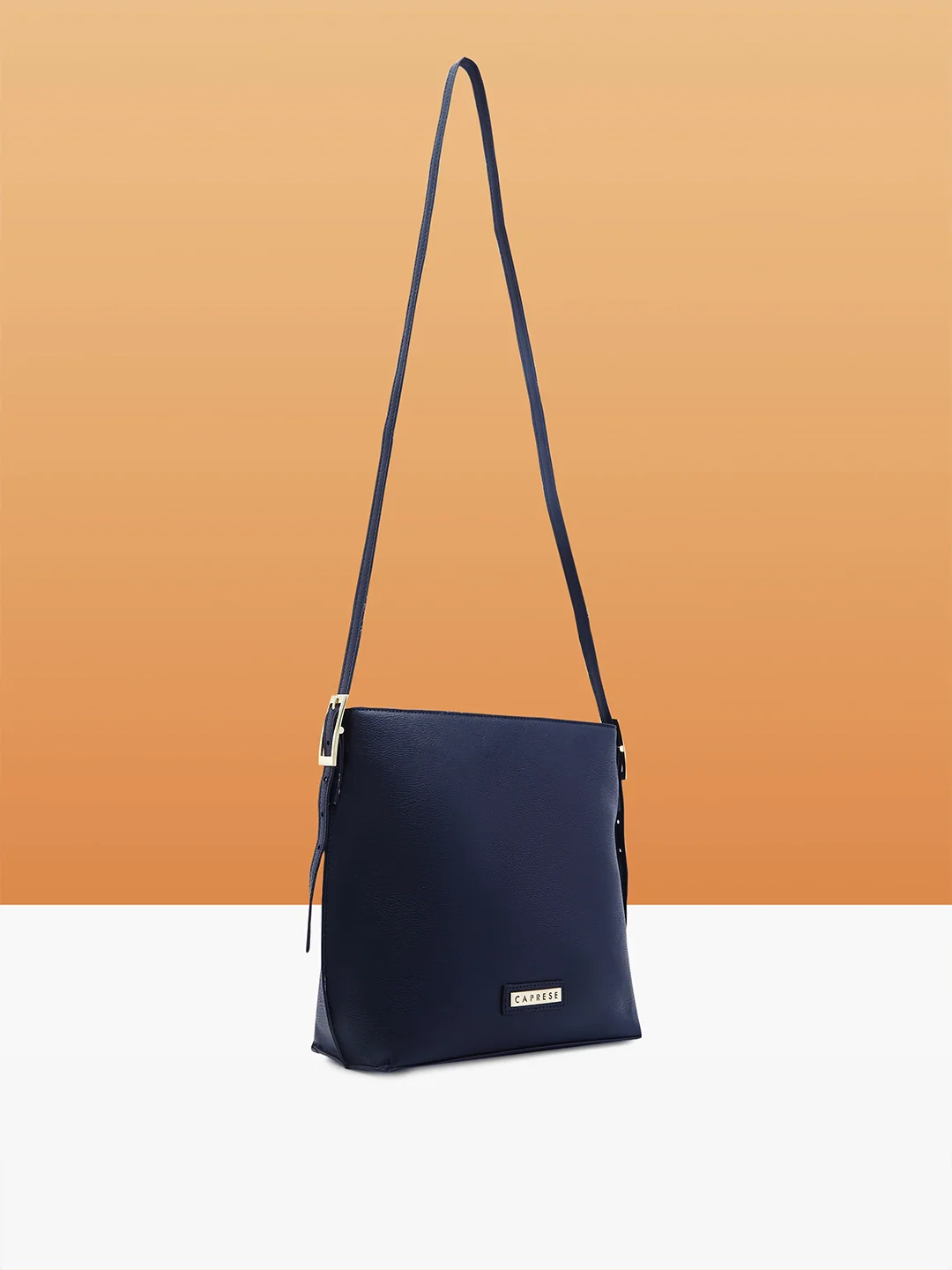 Caprese Janet Large Navy Blue Sling Bag - Image 4