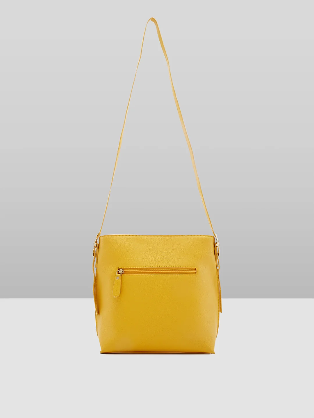 Caprese Janet Large Ocher Sling Bag - Image 3