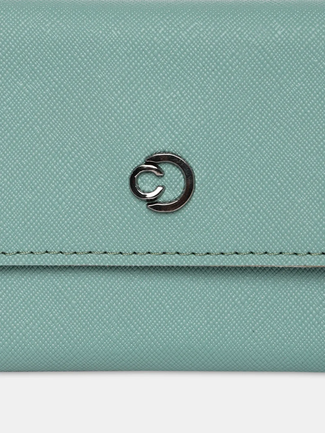 Caprese Janne Medium Mint Flapover Wallet - Image 7