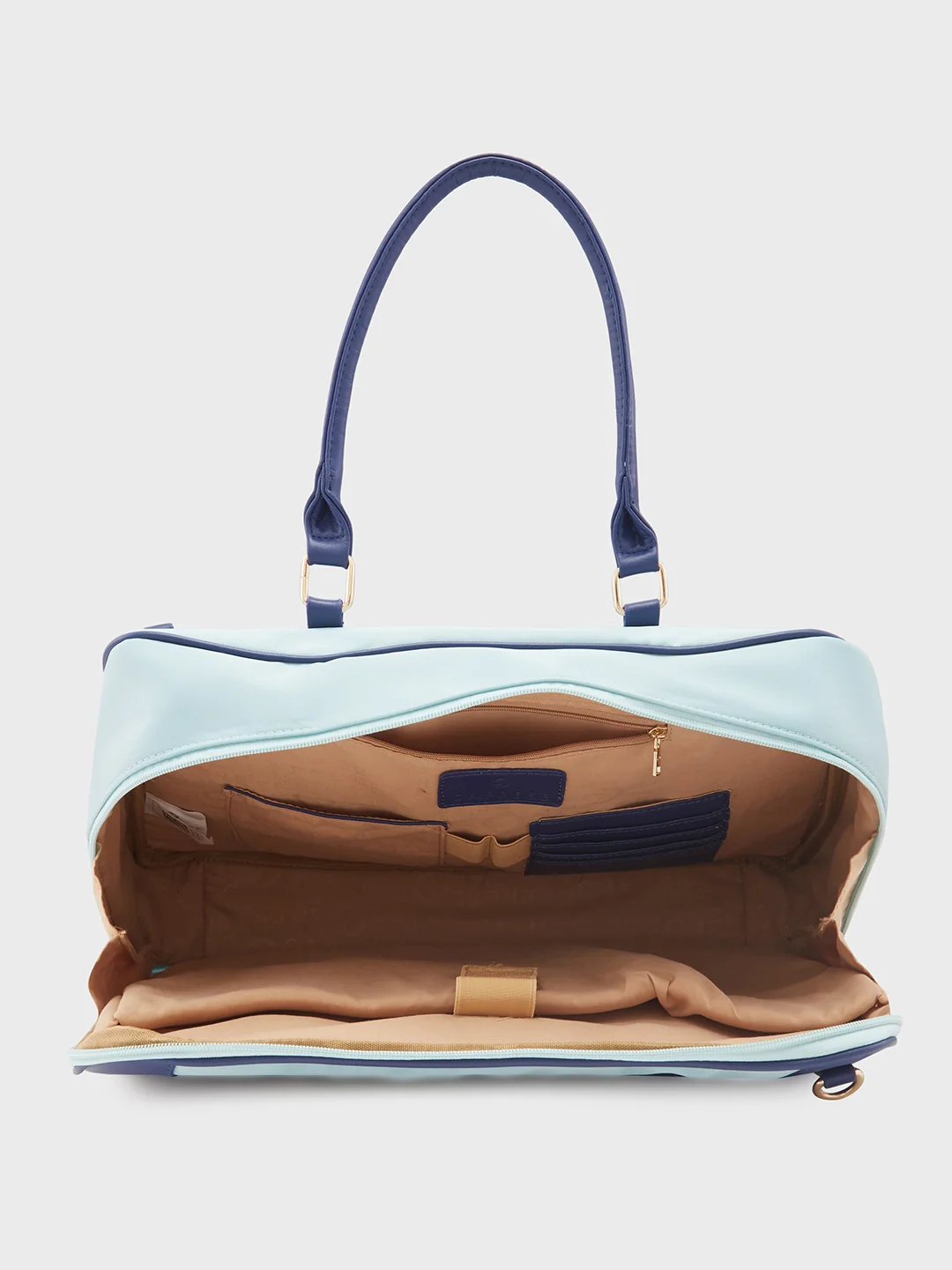 Caprese Jasper Large Sea Blue Laptop Bag - Image 10