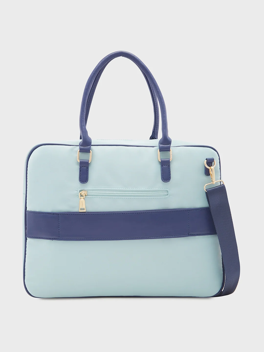Caprese Jasper Large Sea Blue Laptop Bag - Image 4