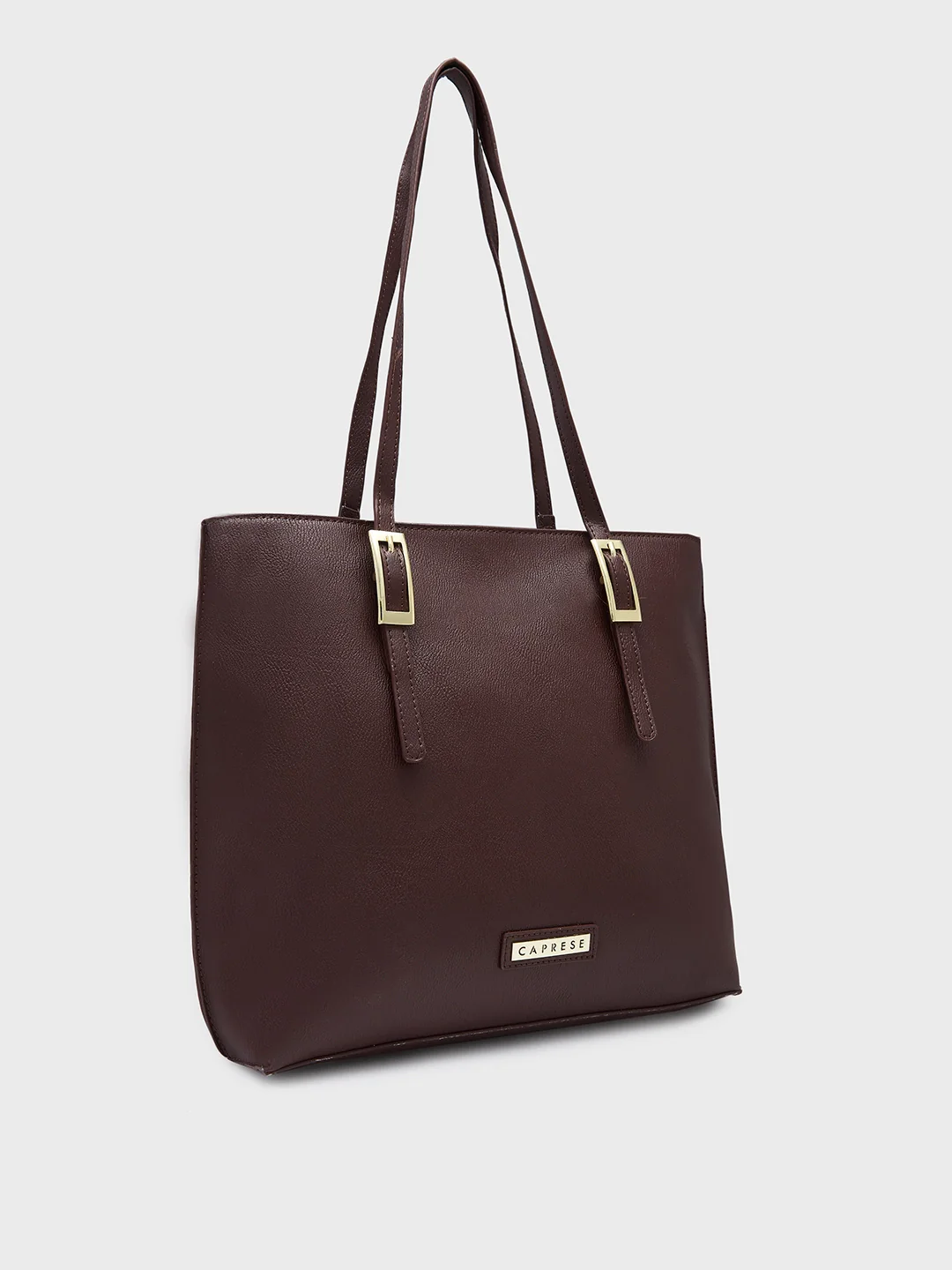 Caprese Jenny Medium Dark Brown Tote Bag - Image 3