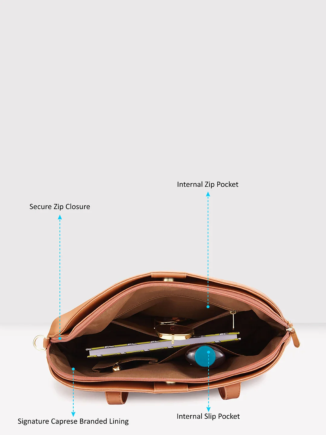Caprese Jensen Medium Satchel Bag - Image 20