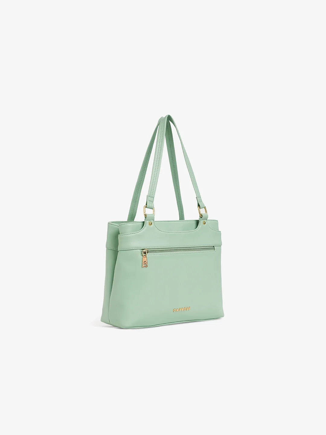 Caprese Jessica Medium Green Tote Bag - Image 4
