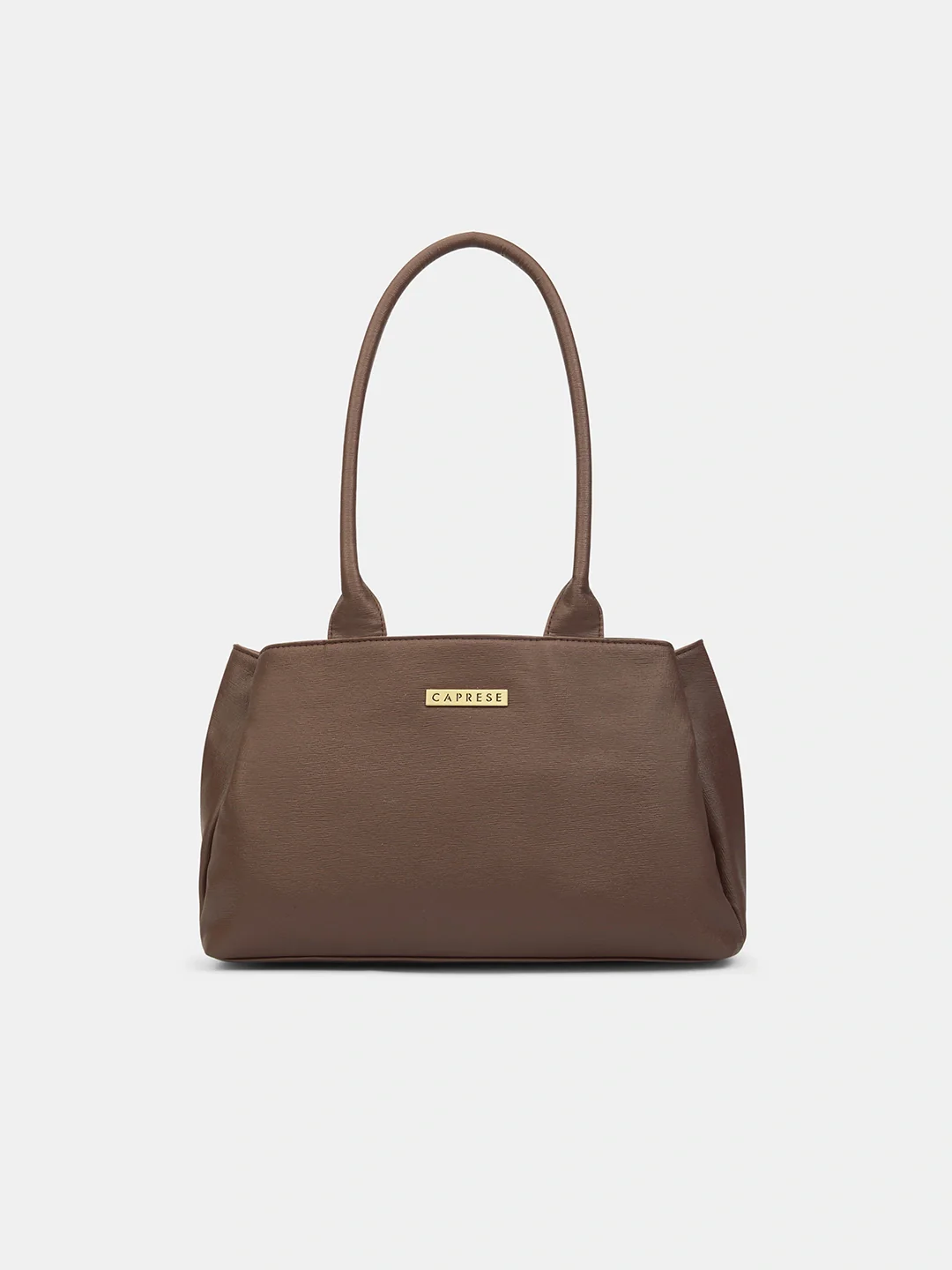 Caprese Jimny Medium Chocolate Brown Satchel Bag