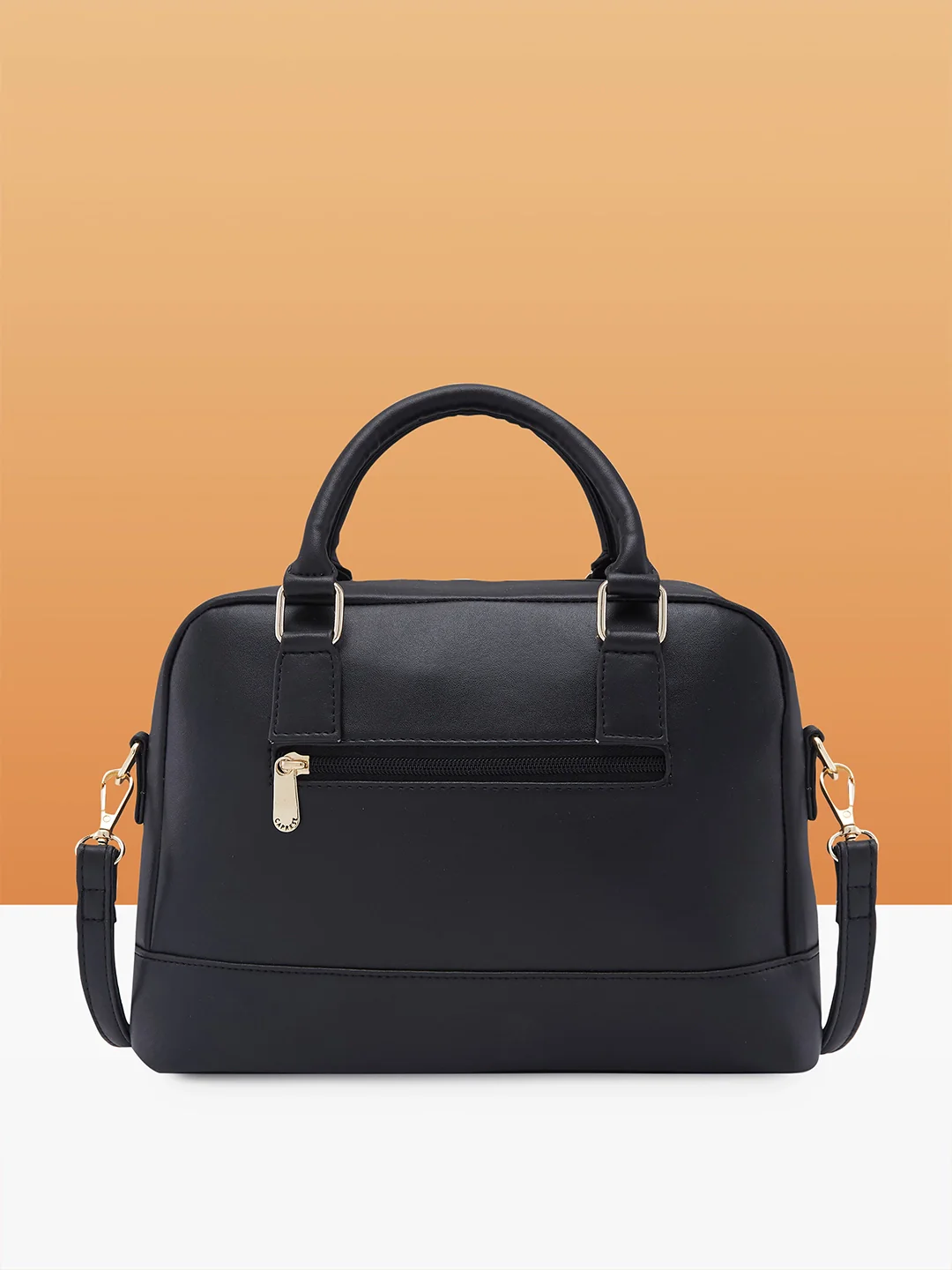 Caprese Jones Small Black Satchel Bag - Image 3