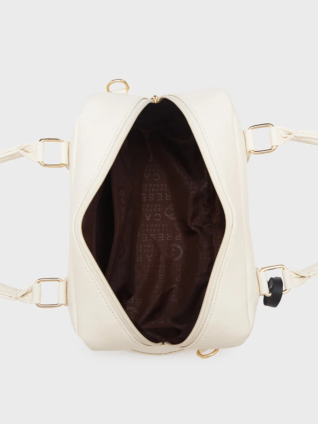 Caprese Jones Small Off White Satchel - Image 9