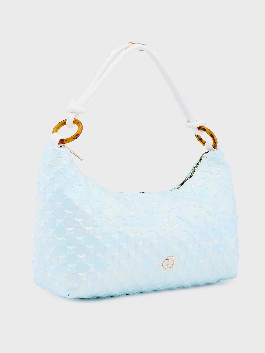 Caprese Josie Large Sky Blue Hobo Bag - Image 4