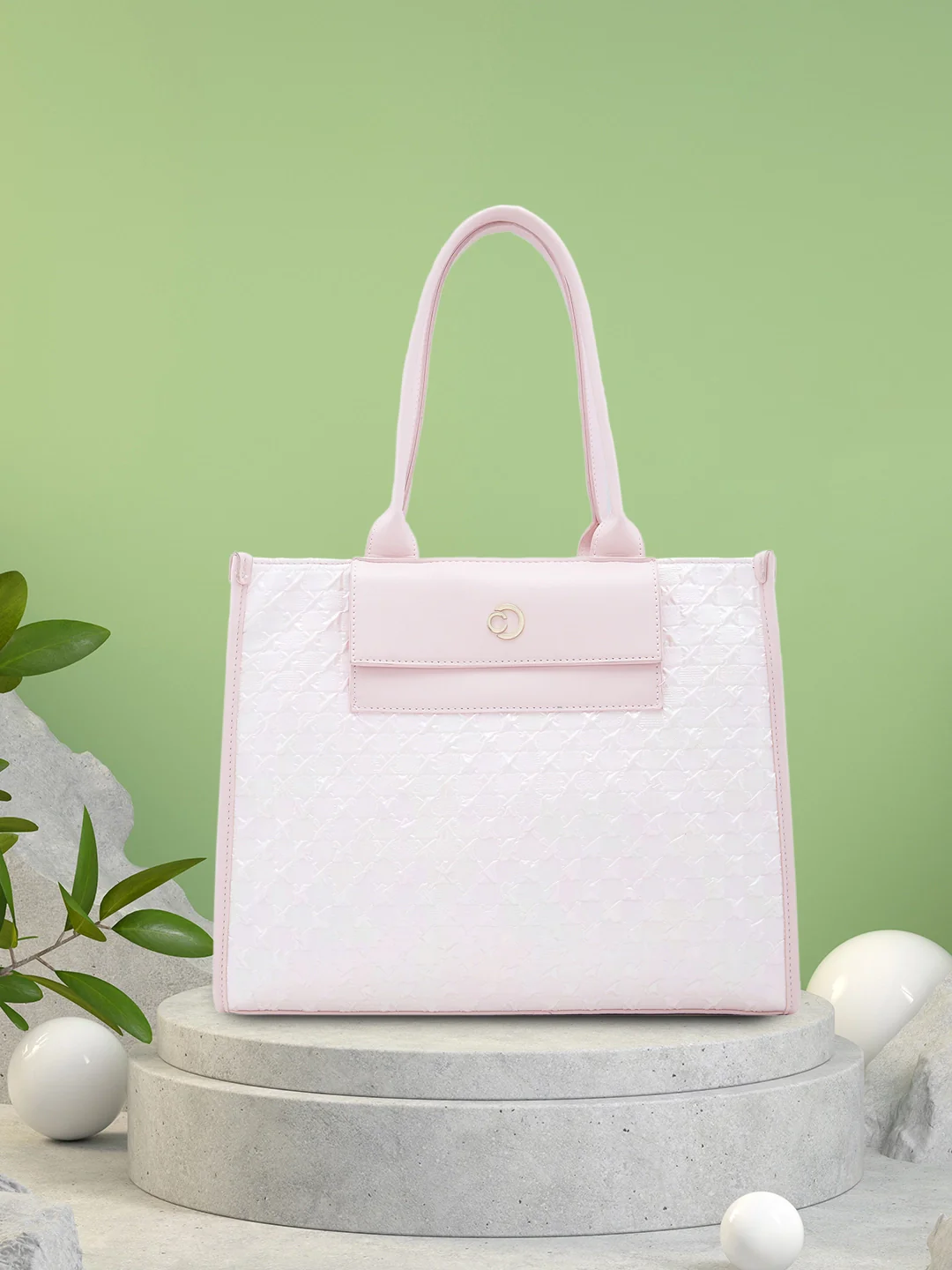 Caprese Josie Large Blush Tote Bag - Image 2
