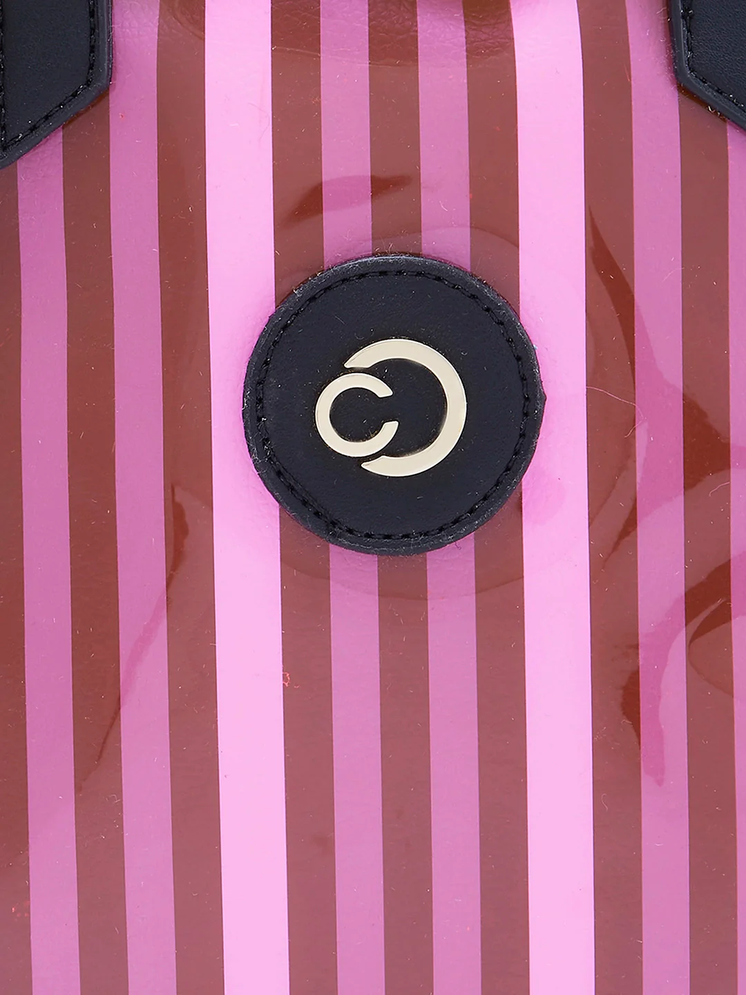 Caprese Josie Small Plastic PinkTote Bag - Image 11