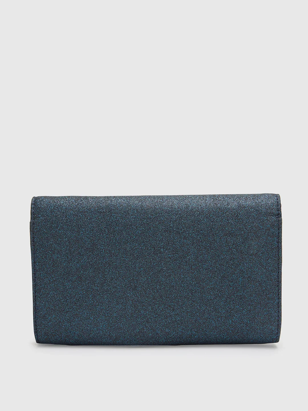 Caprese Junie Large Navy Flapover Clutch - Image 7