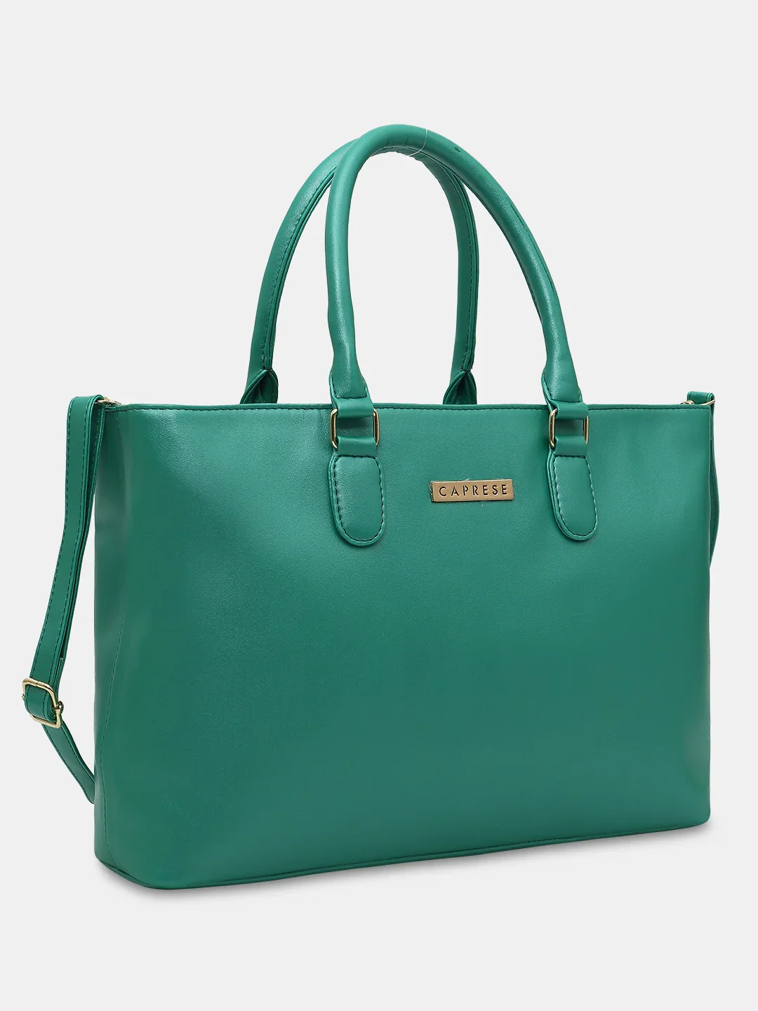 Caprese Juno Medium Green Satchel Bag - Image 4