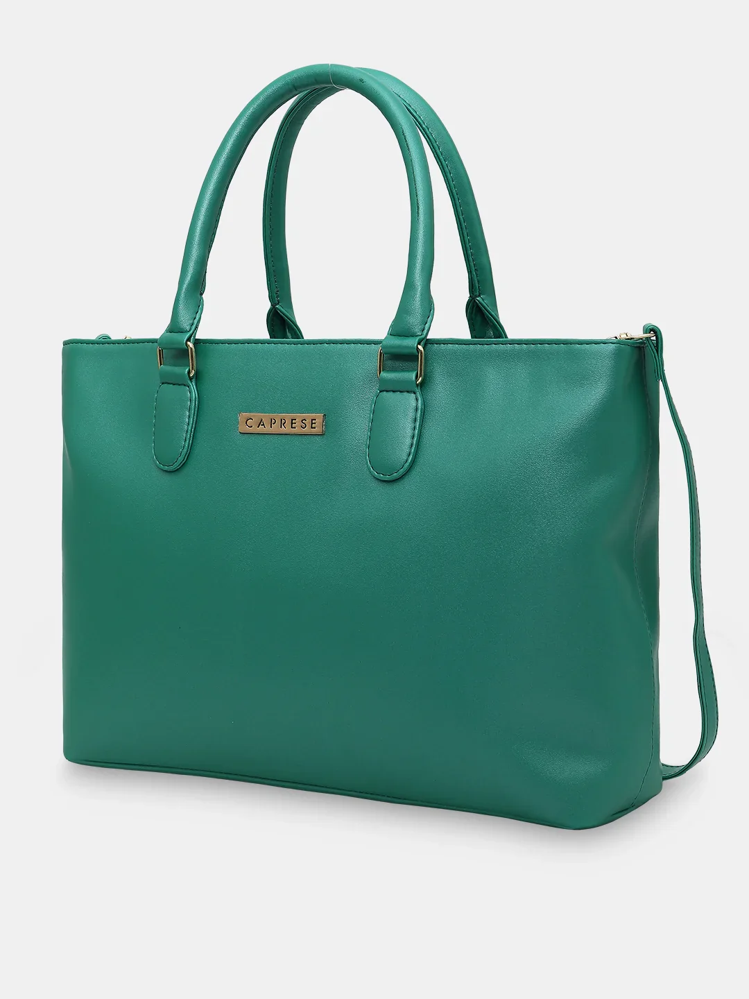 Caprese Juno Medium Green Satchel Bag - Image 5