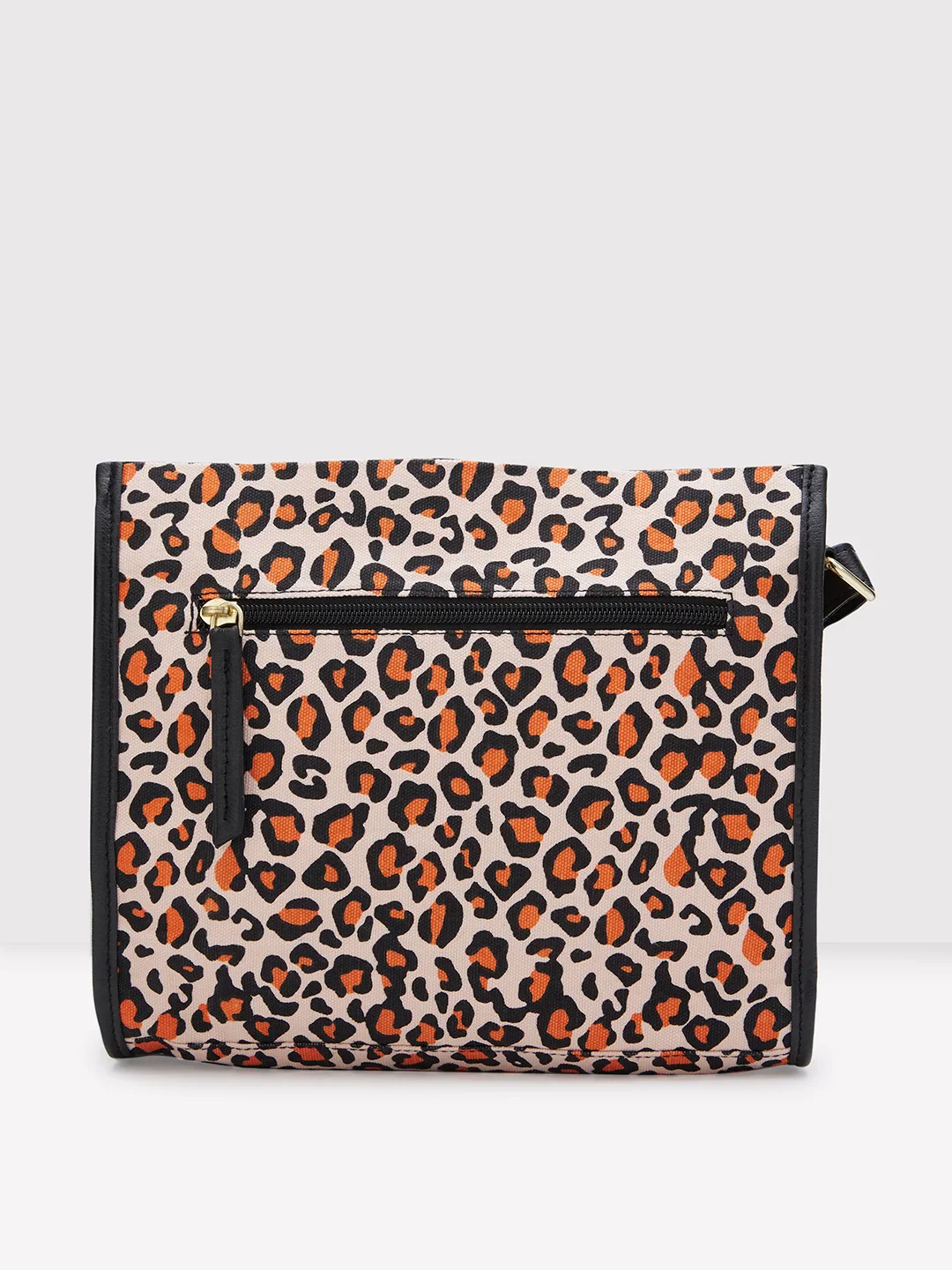 Caprese Karel Medium Orange Sling Bag - Image 4