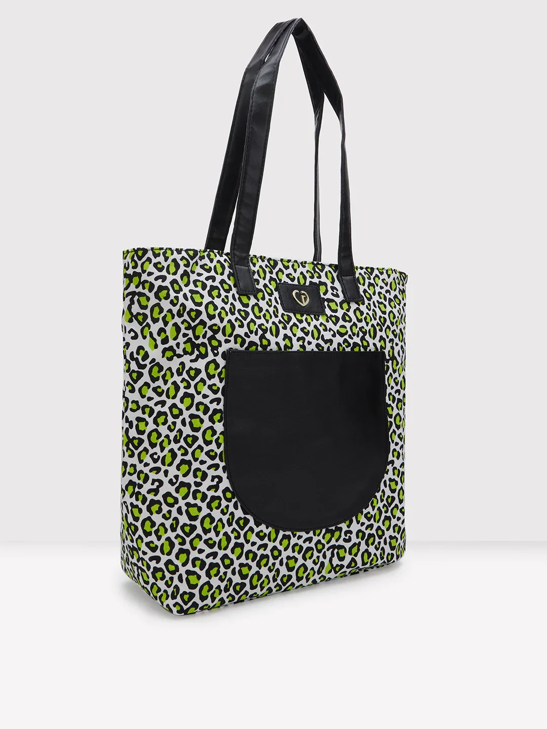 Caprese Karel Large Lime Green Tote Bag - Image 4