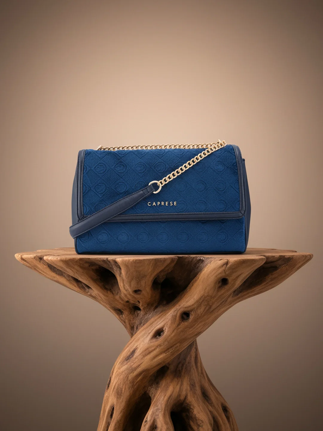 Caprese Katherine Large Midnight Blue Sling Bag - Image 8
